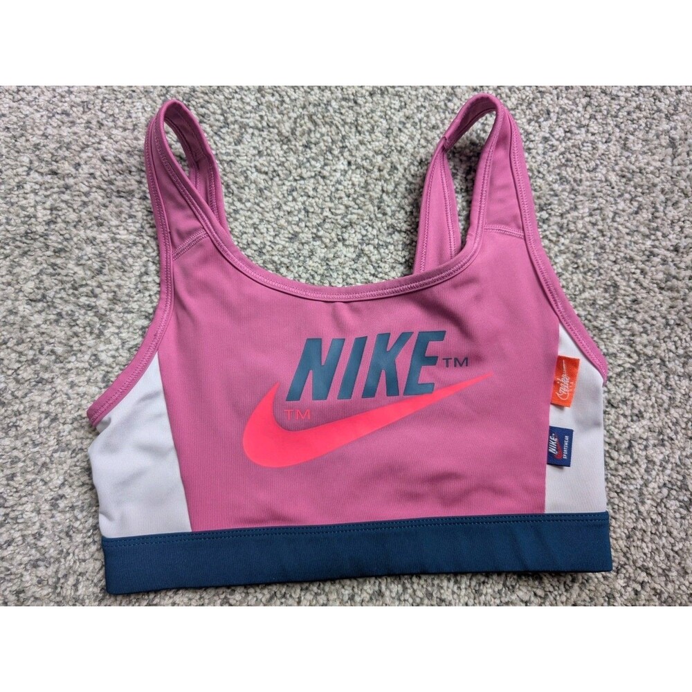 Nike Swoosh sports bra Icon Clash Women’s dri-fit Pink Small